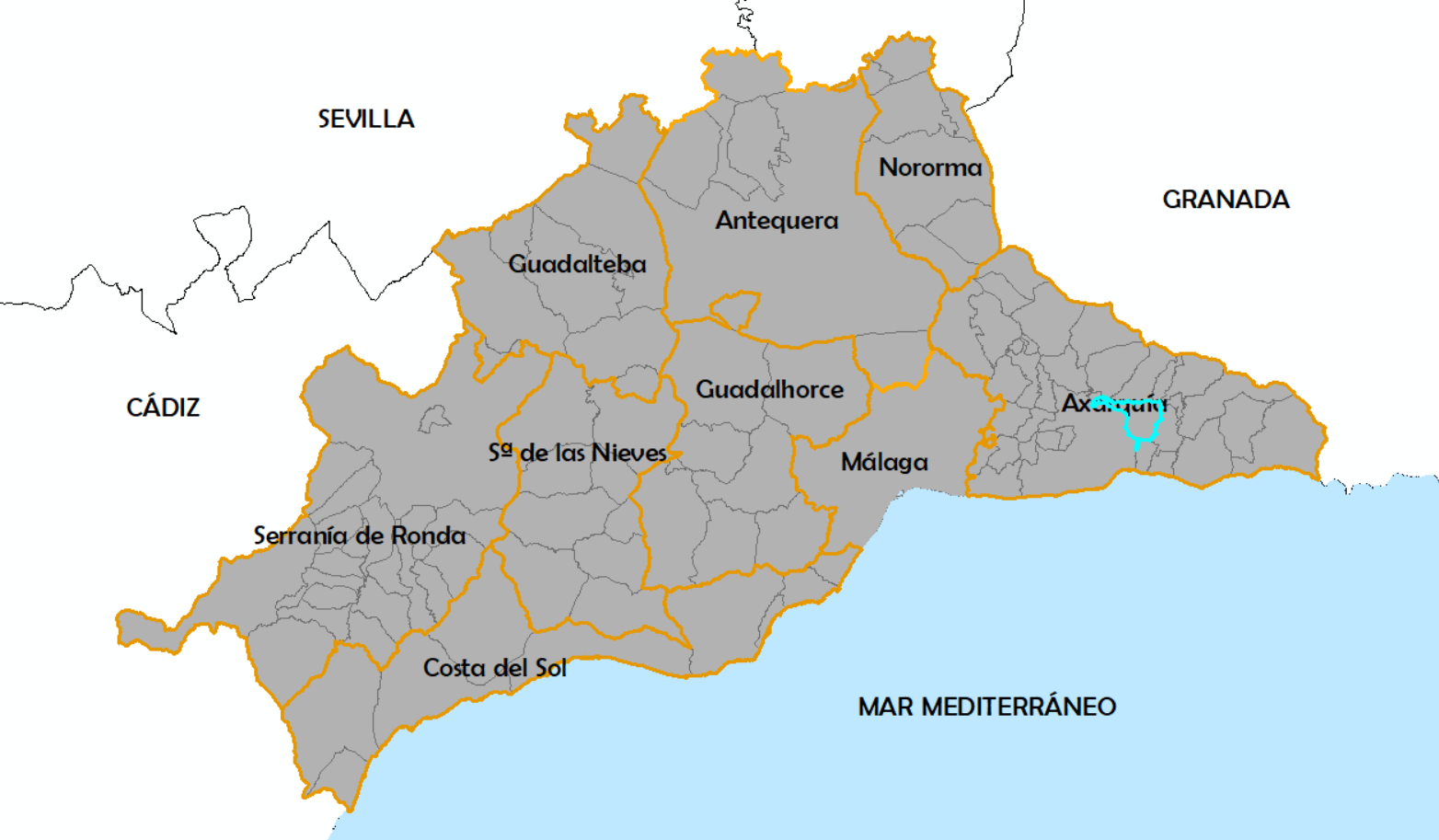 Mapa de ARENAS