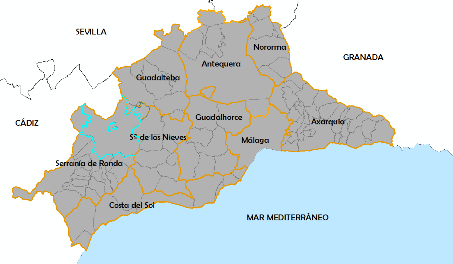 Mapa de RONDA